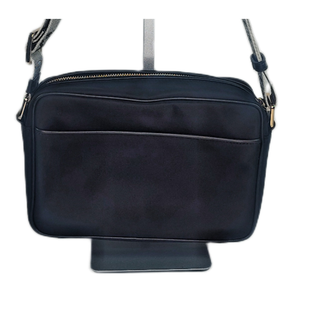 Michael Kors Jet Set Large Nylon Gabardine Crossbody Bag - Black - NWOT - Picture 4 of 13